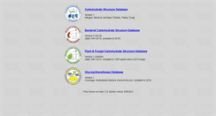 Desktop Screenshot of csdb.glycoscience.ru